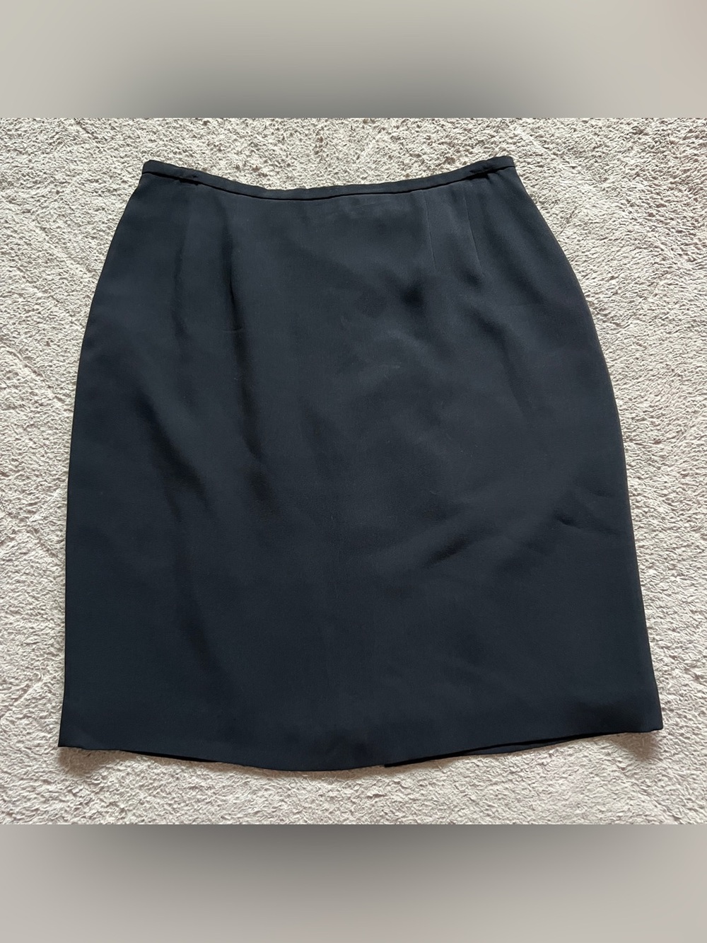 Vtg Talbots Silk Pencil‎ Skirt Old Money Office Preppy Minimalist Luxury Sz 10